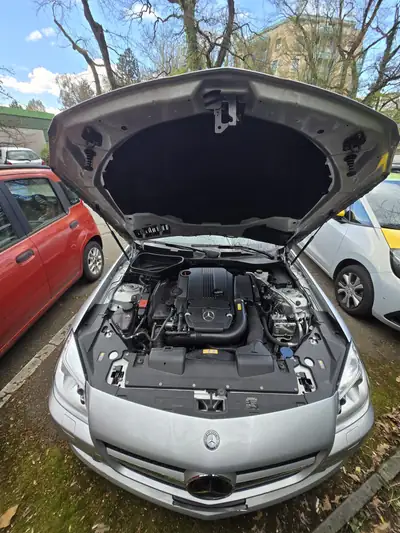 Mercedes-Benz SLK 200 — Cabriolet sportif, toit panoramique, 49000 km seulement — Miniatura 10