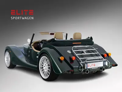 Morgan Plus Six 2023 — Cabriolet britannique 340 ch, état neuf, très faible kilométrage — intérieur