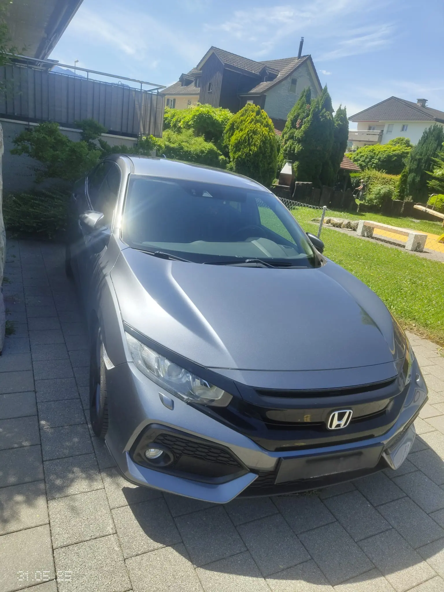 Honda Civic 1.6 i-DTEC Elegance — Berline diesel efficace, 52 500 km seulement — vista esterna