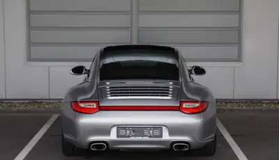 Porsche 911 Targa 4 — Cabriolet sportif 2009, 345 ch et toit rétractable — Seitenansicht