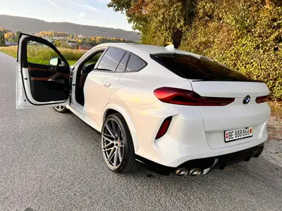 BMW X6M Steptronic M Competition — 750ch tunée, Vossen & Akrapovic — Heckansicht