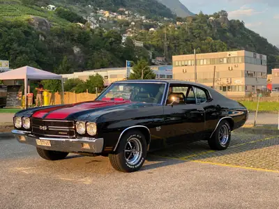 Chevrolet Chevelle SS 1970 — Muscle car iconique, moteur révisé, matching numbers — vista esterna