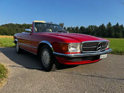 Mercedes-Benz SL 500 1983 — Cabriolet légendaire, moteur 5.0L, contrôle technique récent — Seitenansicht
