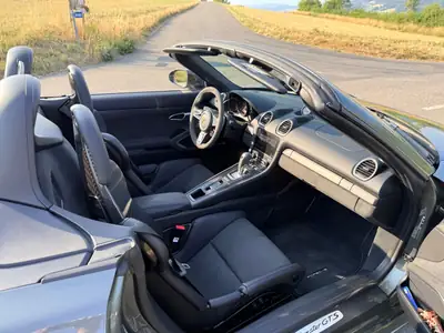 Porsche 718 Boxster GTS 4.0 PDK — Cabriolet sportif 400 ch, sièges carbone, très peu kilométré — Seitenansicht