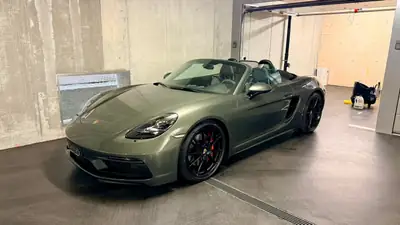 Porsche 718 Boxster GTS 4.0 PDK — Cabriolet sportif 400 ch, sièges carbone, très peu kilométré — Miniatur 7