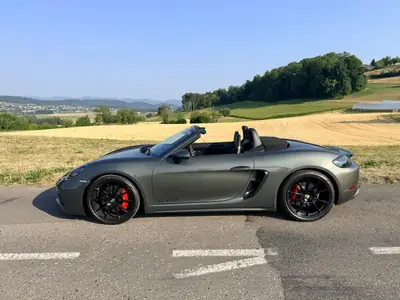Porsche 718 Boxster GTS 4.0 PDK — Cabriolet sportif 400 ch, sièges carbone, très peu kilométré — Miniatur 9