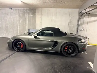 Porsche 718 Boxster GTS 4.0 PDK — Cabriolet sportif 400 ch, sièges carbone, très peu kilométré — Miniatur 27