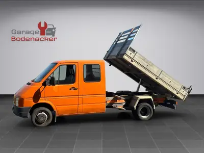 VW LT 46 2.8 TDI Doppelkabine — Benne 3 côtés, 130 ch, robuste et fiable — Seitenansicht