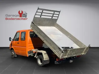 VW LT 46 2.8 TDI Doppelkabine — Benne 3 côtés, 130 ch, robuste et fiable — Heckansicht