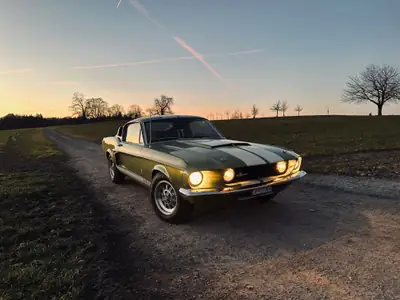 Ford Mustang Shelby GT 500 1967 — Muscle car légendaire, moteur 6.9L 360 ch — Miniatur 30