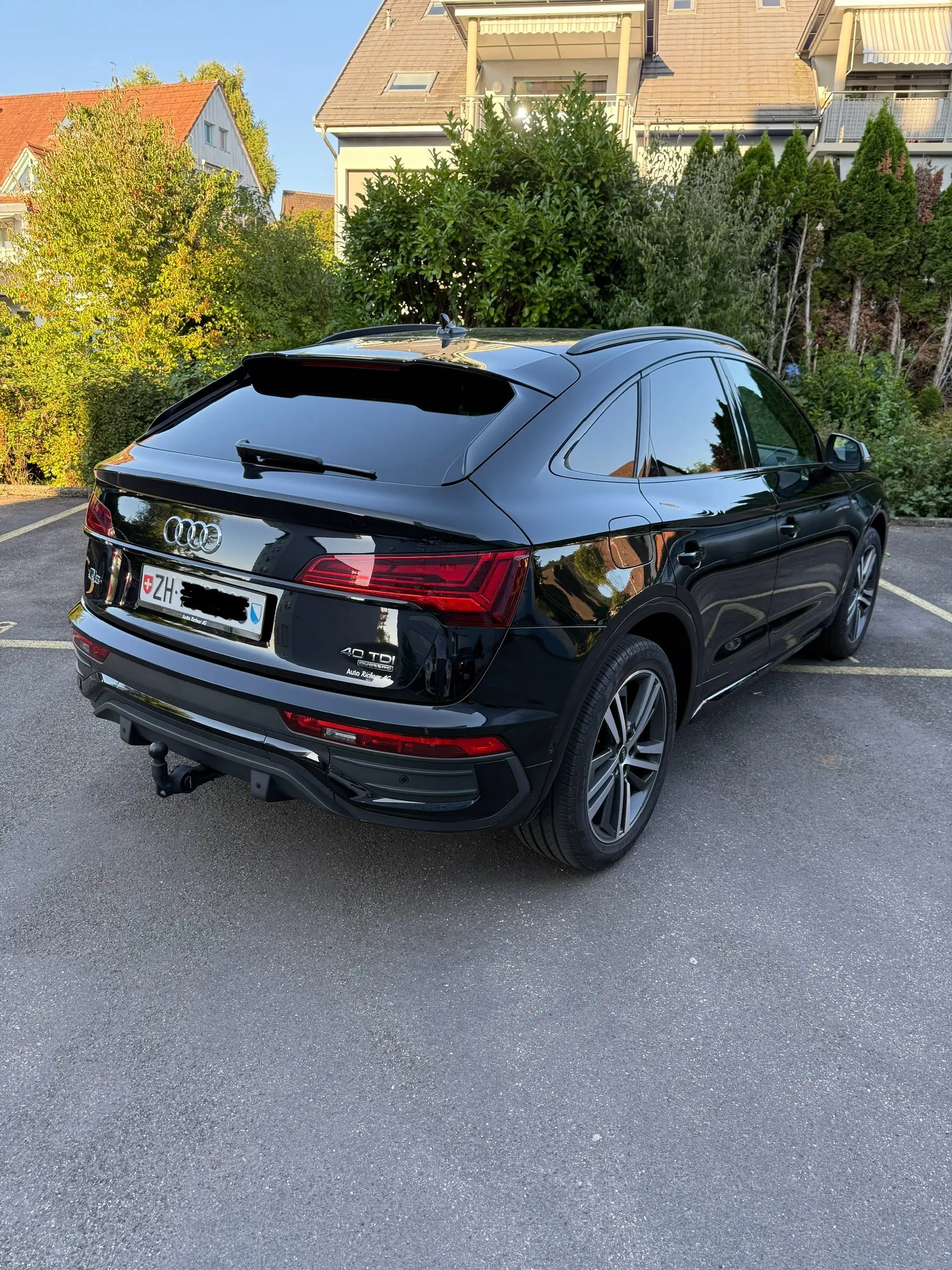 Audi Q5 Sportback 40 TDI S line — SUV coupé premium, 54 000 km, quattro intégral — Außenansicht