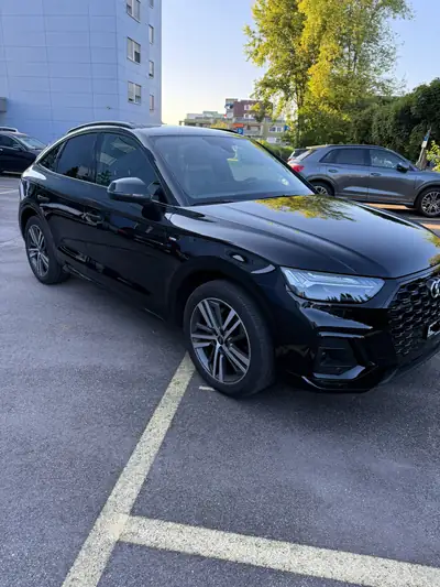 Audi Q5 Sportback 40 TDI S line — SUV coupé premium, 54 000 km, quattro intégral — Seitenansicht