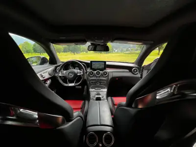 Mercedes-Benz C 63 AMG S Speedshift — Coupé sportif 510 ch, pack NIGHT et suspensions KW — Miniature 7