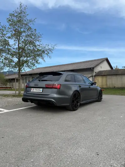 Audi RS6 Avant 4.0 TFSI V8 — Break haute performance 605 ch, sans sinistre — fianco