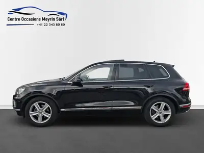 VW Touareg 3.0 TDI — SUV premium diesel, suspension pneumatique, kilométrage maîtrisé — side view