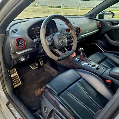 Audi RS3 ABT 480 PS — Performance extrême et design gris Nardo — côté