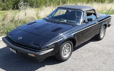 TRIUMPH TR7 1982 — Cabriolet britannique authentique, 64'000 km d'origine — Miniatura 7