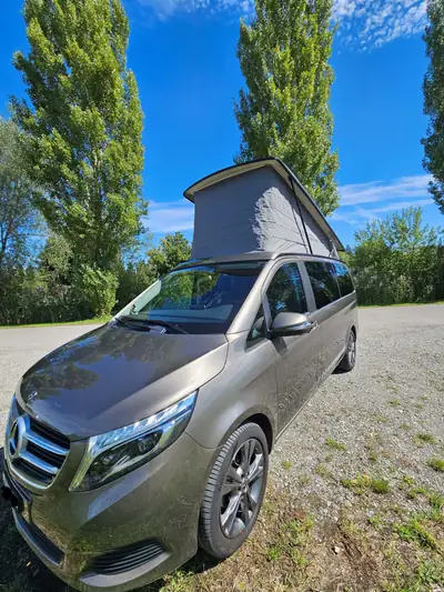Mercedes-Benz Marco Polo Horizon 220d — Van aménagé premium, 163 PS, lifestyle nomade — Seitenansicht