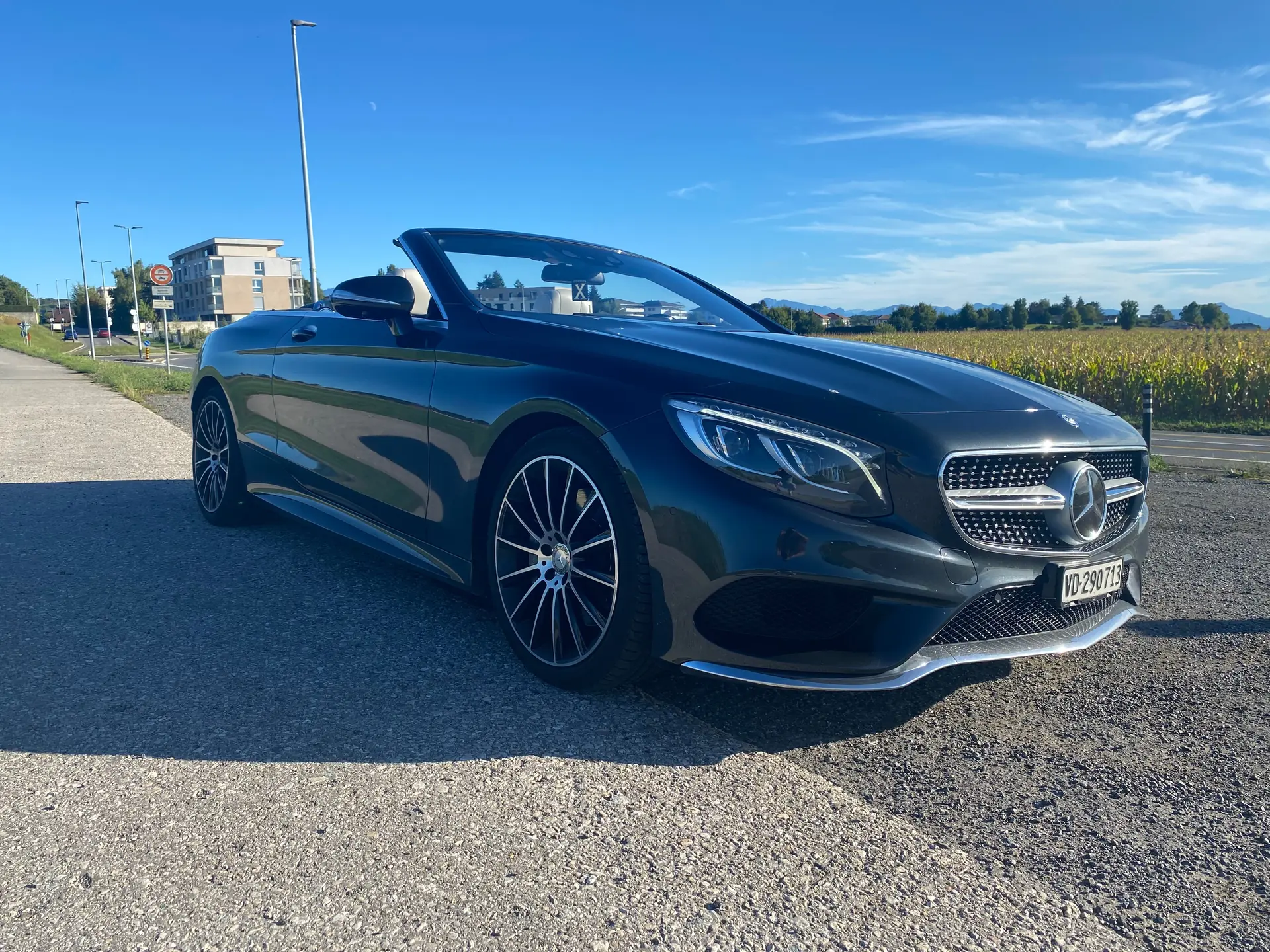 Mercedes-Benz S 500 Cabriolet — Élégance décapotable, 455 ch et 88'000 km — Außenansicht