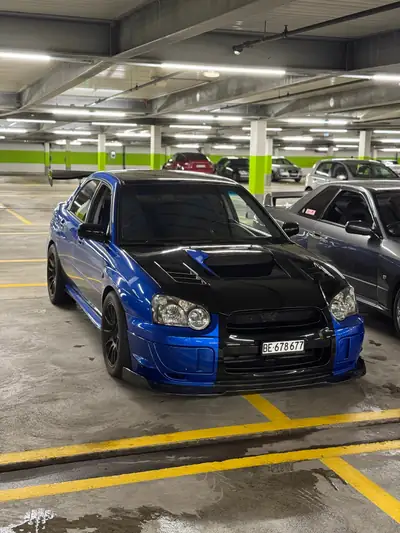 Subaru Impreza WRX STI 2003 — 450 ch, Turbo 4WD, légende des rallyes — tableau de bord