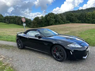 Jaguar XK XKR-S V8 — Cabriolet sportif 550 ch, frais de révision effectués — vista esterna