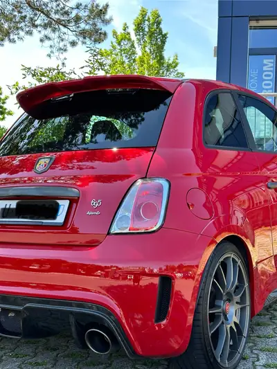 Fiat 695 Abarth Biposto — Sportive italienne rare, 190 ch turbo et carbon intégral — arrière