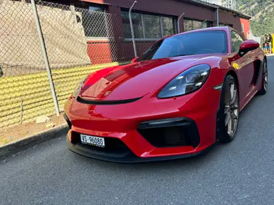 Porsche 718 Cayman S — Coupé sportif 350 ch, rouge métallisé, 46'000 km — Miniature 8