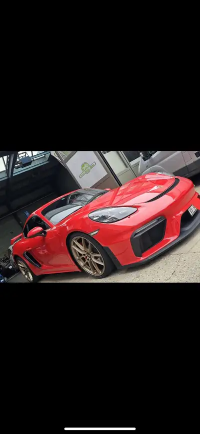 Porsche 718 Cayman S — Coupé sportif 350 ch, rouge métallisé, 46'000 km — Miniature 7