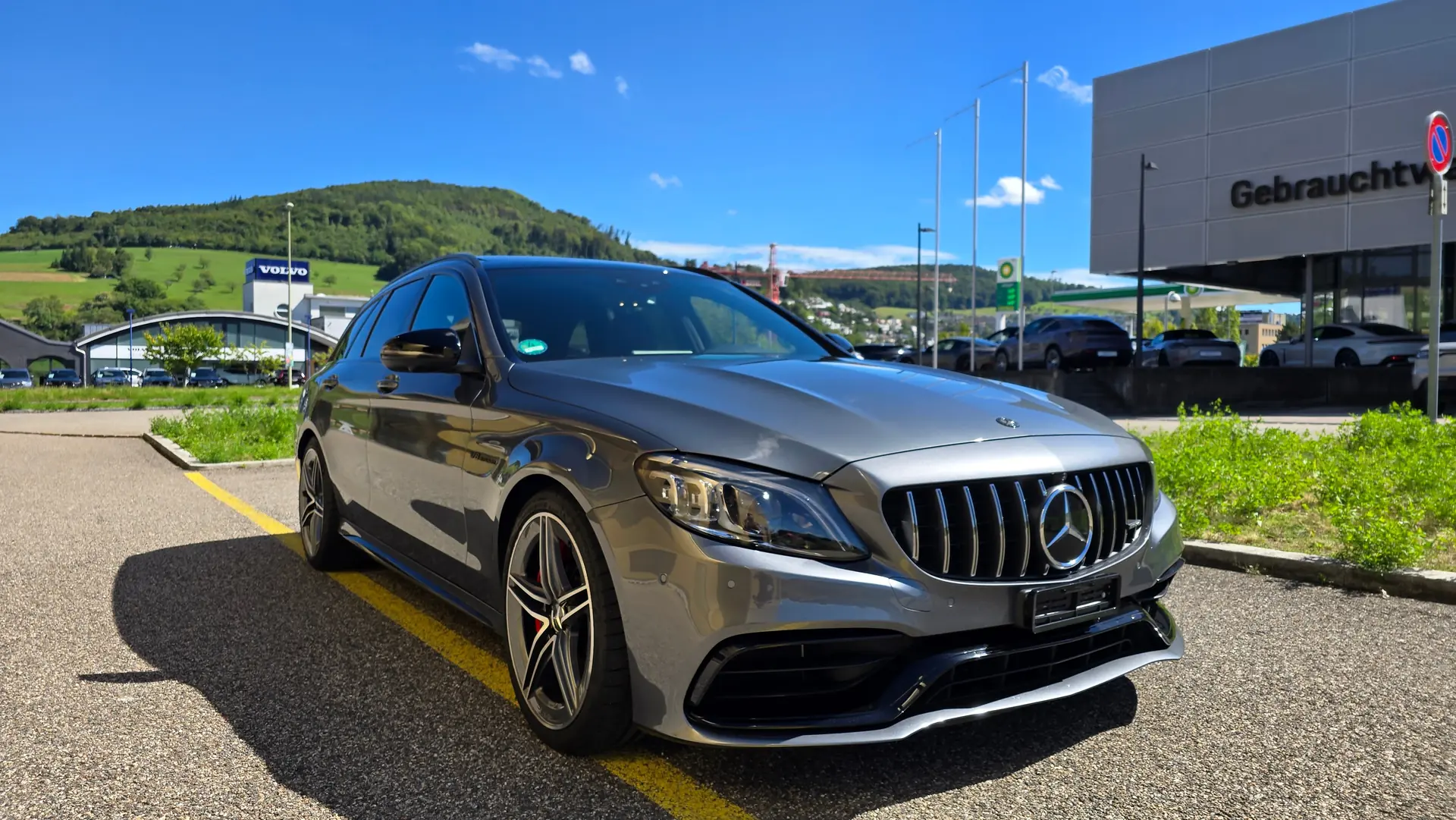 Mercedes-Benz C 63 S AMG — Break haute performance, 510 ch, garantie constructeur — vista esterna