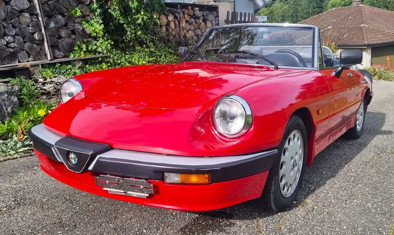 Alfa Romeo Spider 2.0 Aerodinamica 1989 — Cabriolet mythique, état d'origine exceptionnel — Außenansicht