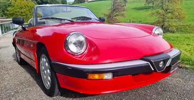 Alfa Romeo Spider 2.0 Aerodinamica 1989 — Cabriolet mythique, état d'origine exceptionnel — Miniatur 8