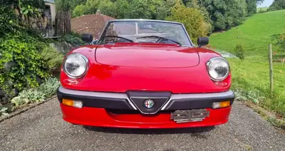 Alfa Romeo Spider 2.0 Aerodinamica 1989 — Cabriolet mythique, état d'origine exceptionnel — Miniatur 7