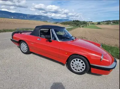 Alfa Romeo Spider 2.0 Aerodinamica 1989 — Cabriolet mythique, état d'origine exceptionnel — Miniatur 15