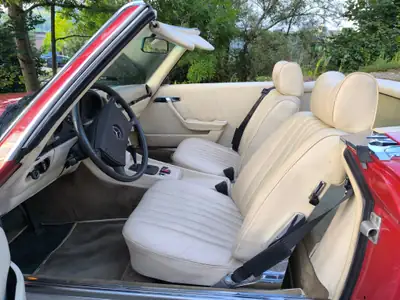 Mercedes-Benz SL 350 Cabrio 1973 — Chef-d'œuvre restauré, homologation véhicule ancien — Miniature 8