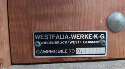 VW T2 Westfalia 1970 — Légende du camping-car, 53'000 km seulement — Miniatura 9