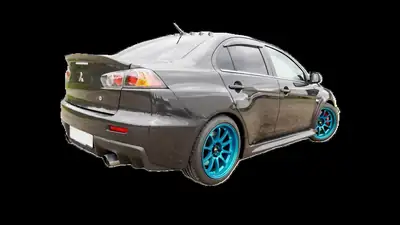 Mitsubishi Lancer Evo X MR Arashi — Sportive légendaire, 295 ch SST — Heckansicht