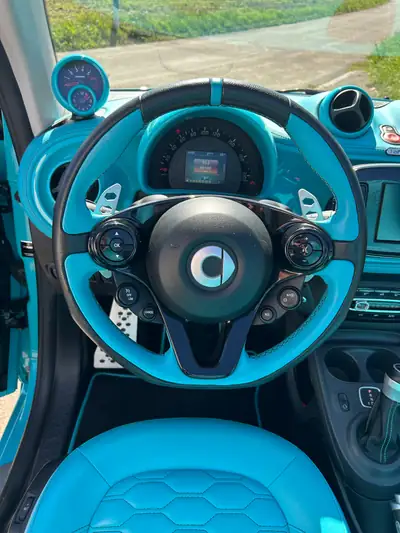 SMART Fortwo Brabus Ultimate 125 Édition limitée — Cabriolet turquoise, 1 of 125, 45'000 km — Miniature 14