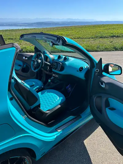 SMART Fortwo Brabus Ultimate 125 Édition limitée — Cabriolet turquoise, 1 of 125, 45'000 km — Miniature 13