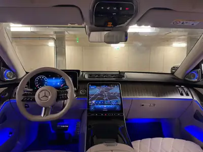 Mercedes-Benz S 580 L 4MATIC — Limousine de luxe hybride, 90'000 km, sans sinistre — Miniatura 8