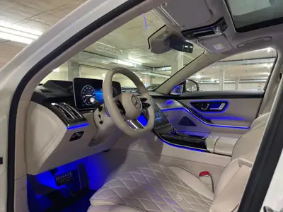Mercedes-Benz S 580 L 4MATIC — Limousine de luxe hybride, 90'000 km, sans sinistre — Miniatura 9