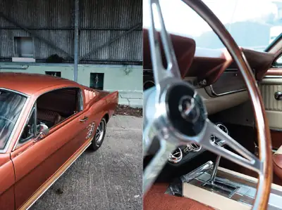 Ford Mustang Fastback 1966 — Légende V8 restaurée, icône des années 60 — Detail