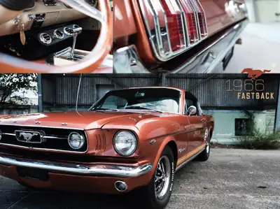 Ford Mustang Fastback 1966 — Légende V8 restaurée, icône des années 60 — Armaturenbrett