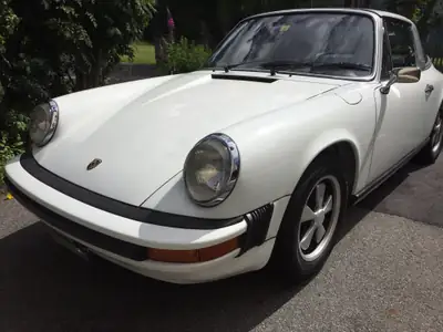 Porsche 911 Targa 2.7 S 1974 — Chef-d'œuvre vintage, toiture rétractable iconique — Miniatur 7
