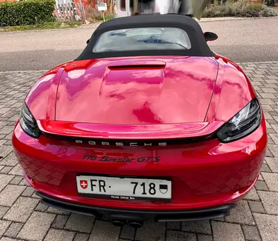 Porsche 718 Boxster GTS 2.5 — Roadster sportif haute performance, seulement 18'500 km — Detail