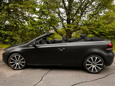 VW Golf Cabrio 2.0 TDI — Cabriolet diesel performant, 131'000 km, toit ouvert toute saison — Innenraum