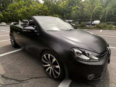 VW Golf Cabrio 2.0 TDI — Cabriolet diesel performant, 131'000 km, toit ouvert toute saison — Miniatur 8