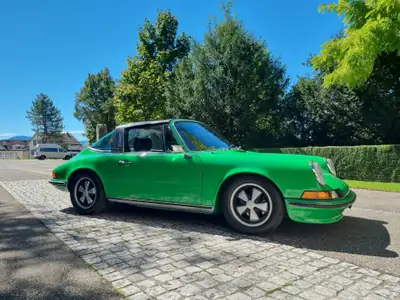 Porsche 911 2.4 T Targa 1972 — Légende cabriolet restaurée, moteur neuf — Miniature 7