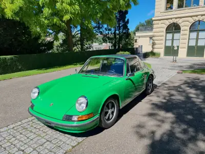 Porsche 911 2.4 T Targa 1972 — Légende cabriolet restaurée, moteur neuf — Miniature 8