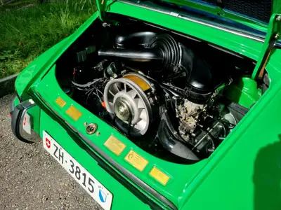 Porsche 911 2.4 T Targa 1972 — Légende cabriolet restaurée, moteur neuf — Miniature 22