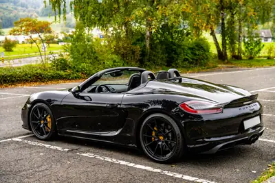 Porsche 718 Boxster Spyder 3.8 — Roadster sportif 375 ch, kilométrage exceptionnel — tableau de bord